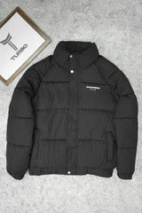 Warm Motif Pattern Padded Imported Puffer Jacket