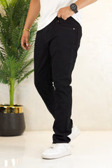 Turbo Modern Edge Iconic Slim Fit Jeans In Blacked Blue