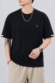 Armni Excnge Striped Sleeve Men's T-Shirt