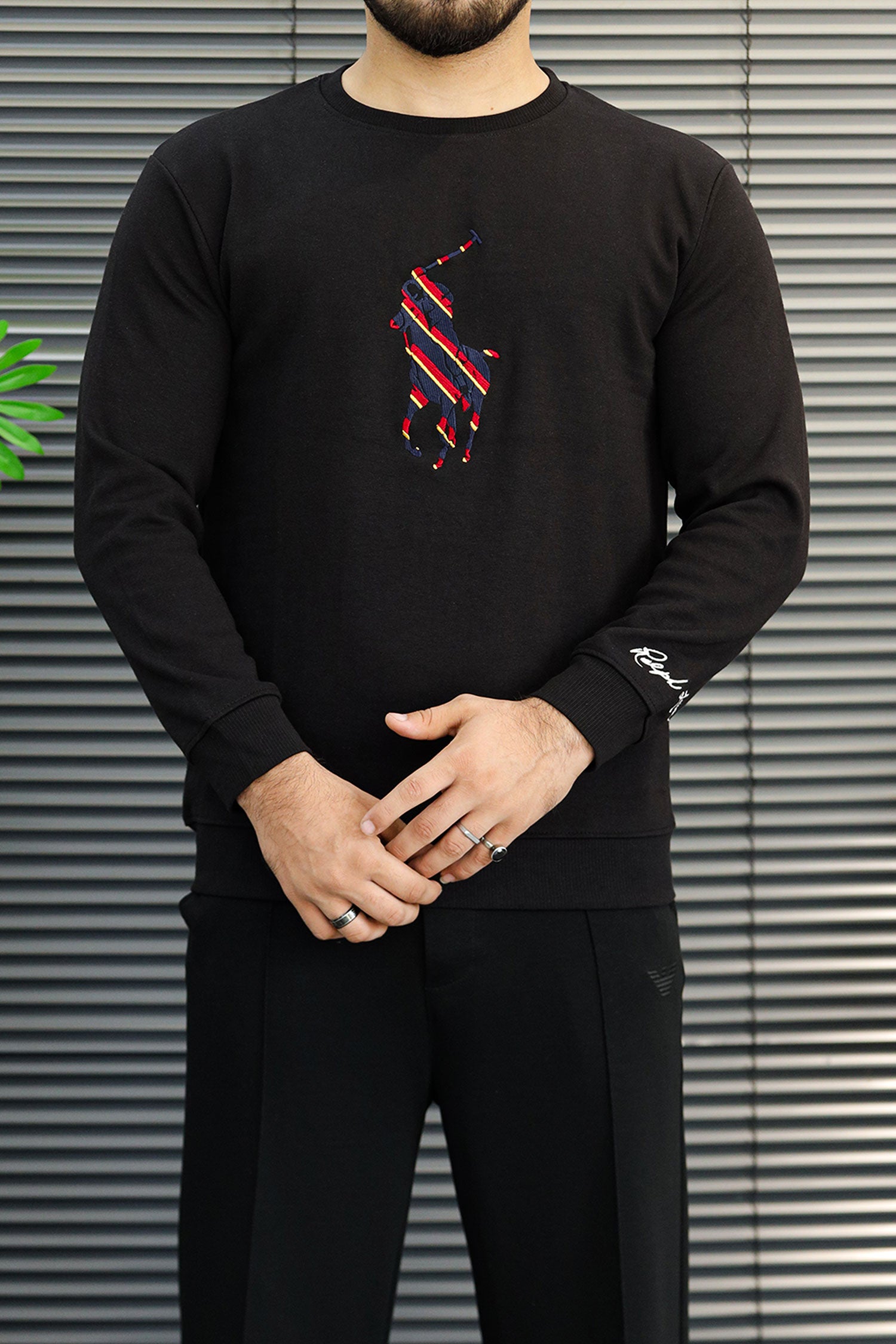 Plo Rph Lren Heritage Round Neck Men's Sweatshirt