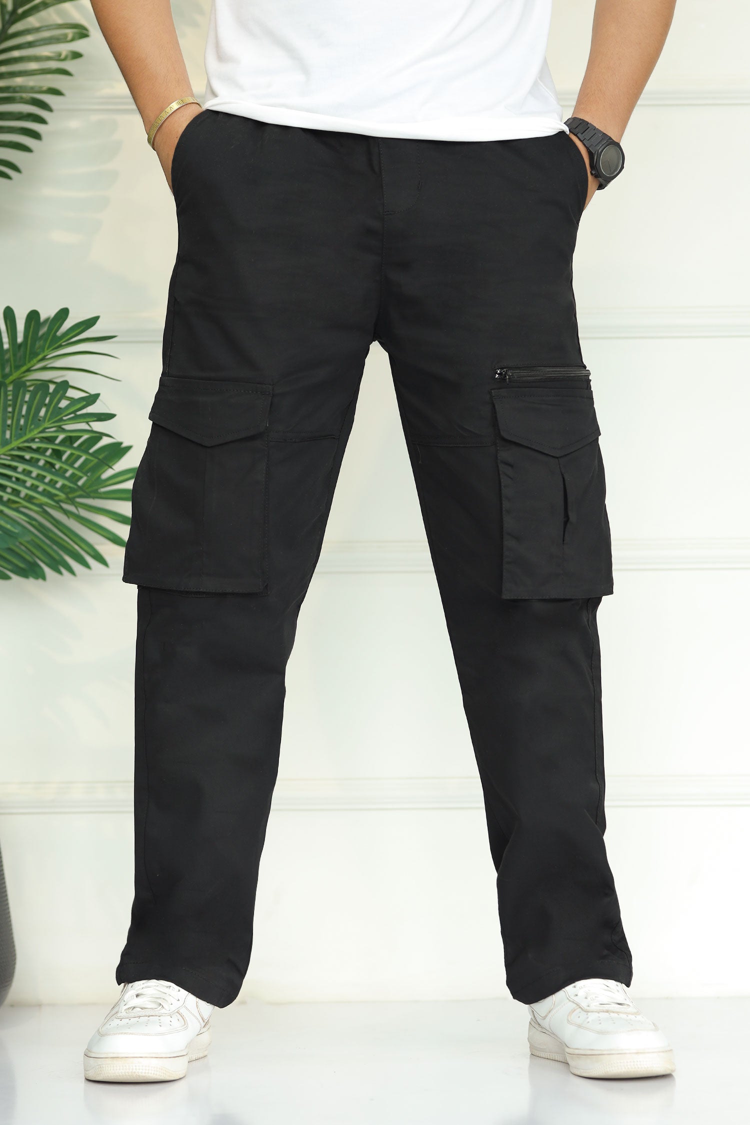 Turbo 'Recon' Division Zip-Detail Loose Bottom Cargo Trouser