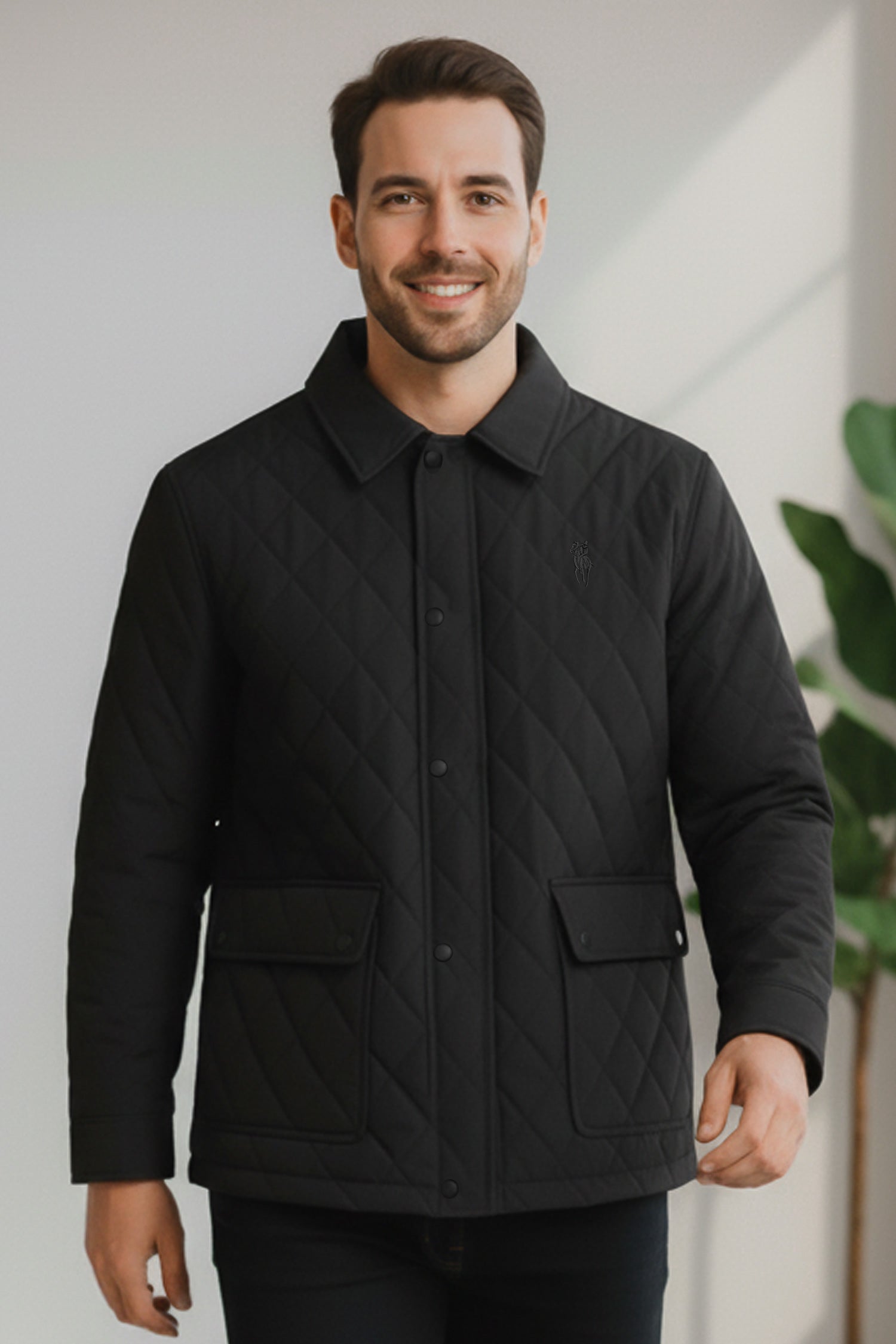 Turbo Thread Motive Quilted Puffer Jacket