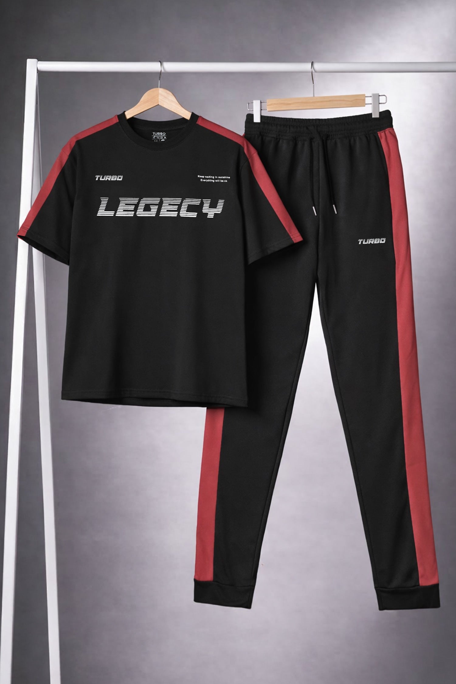 Turbo Legecy contrasting stripes Men's Tracksuit