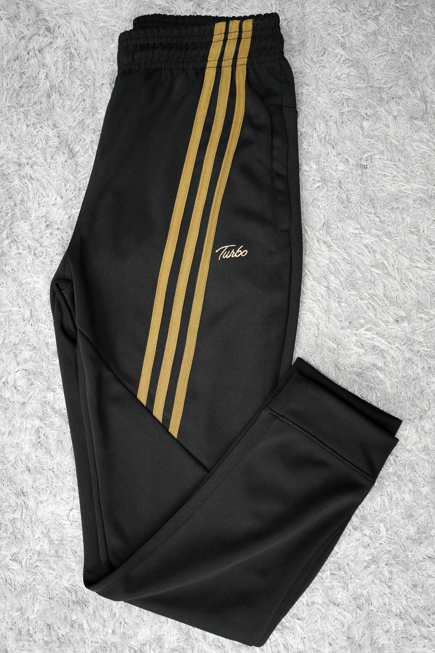 Turbo Diagonal Stripes Men Zipper Tracksuit