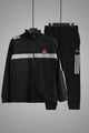 Rebok Ufc Fk Blank Walkout Mock Neck Tracksuit In Black