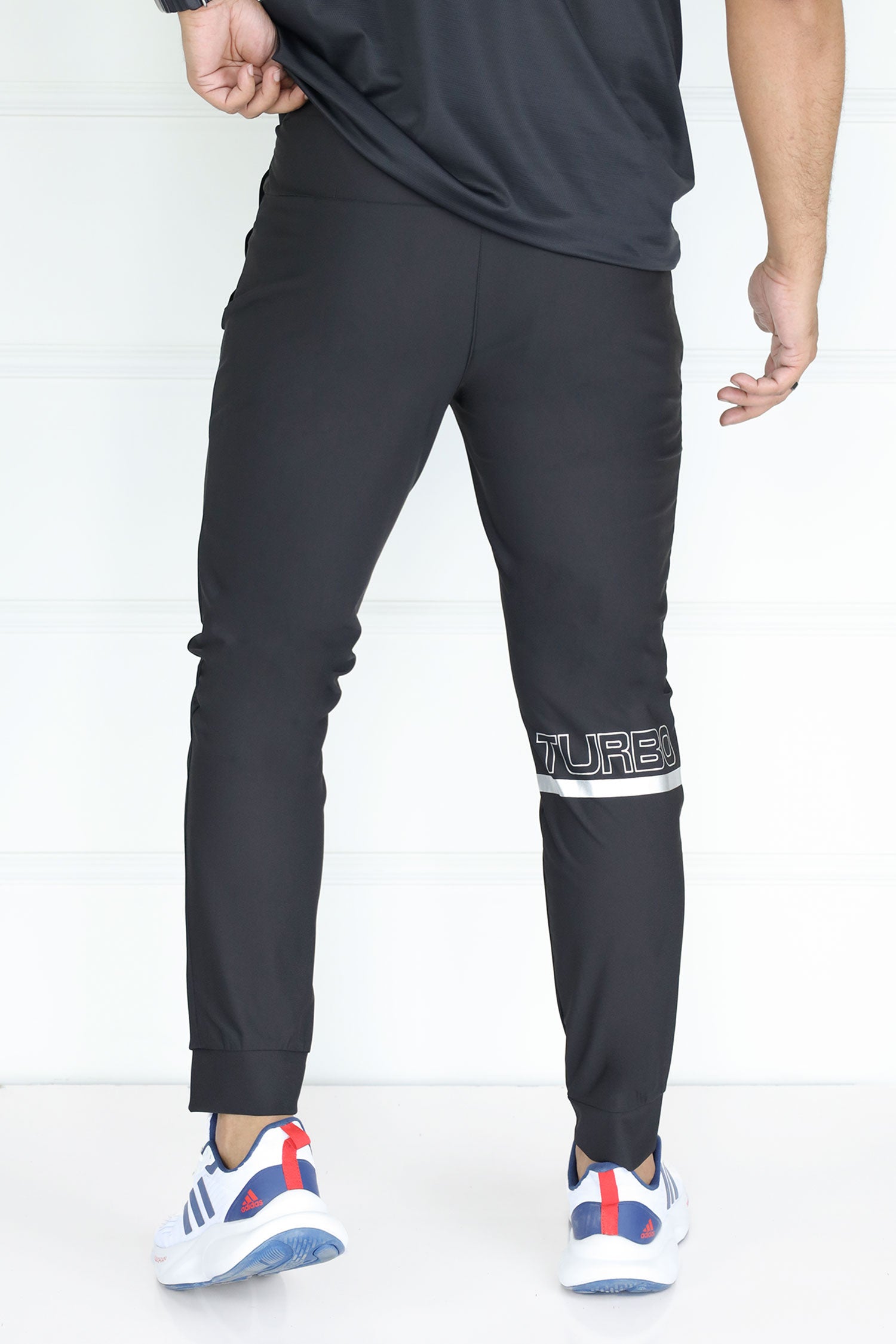 Turbo Revival Tech Running Men's Dryfit Trouser In Black
