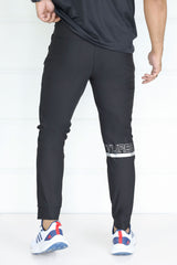 Turbo Revival Tech Running Men's Dryfit Trouser In Black