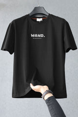 Wunderful Studio Imported Crew Neck T-Shirt In Black