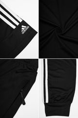 Adds Premium Tri-Line Quick-Dry Tracksuit In Black