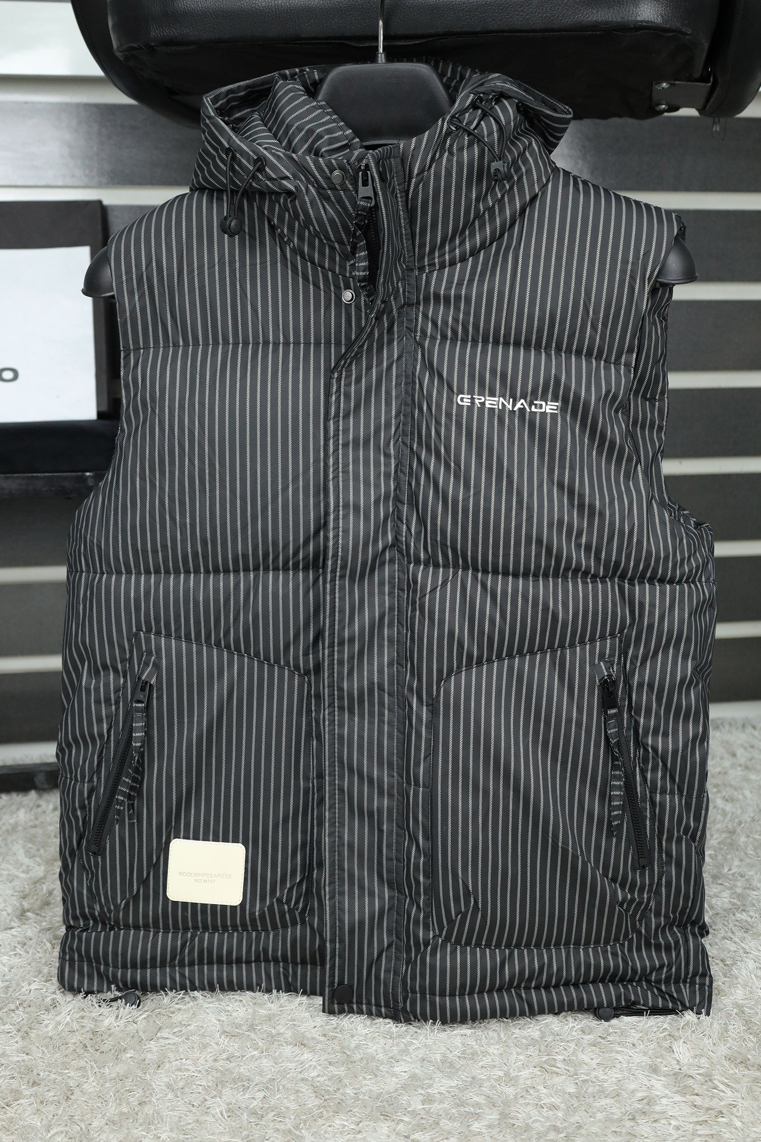 Grenade Lining Pattern Quilted Imported Men's Gilet