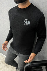 R Letter Icon Cozy Imported Men's Sweatshirt