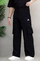 Adds Safari Style Drawcord Loose Bottom Trouser