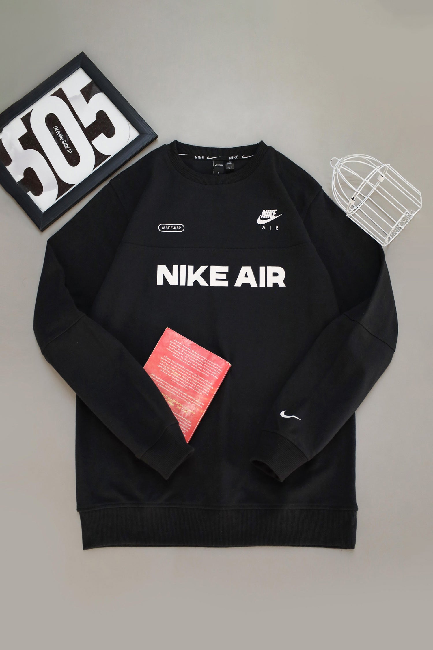 Nke Air Brushed Back Round Neck Imported Men's Sweatshirt