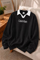 Caln Klen Aesthetic Quarter Collar-Style Men's Sweatshirt