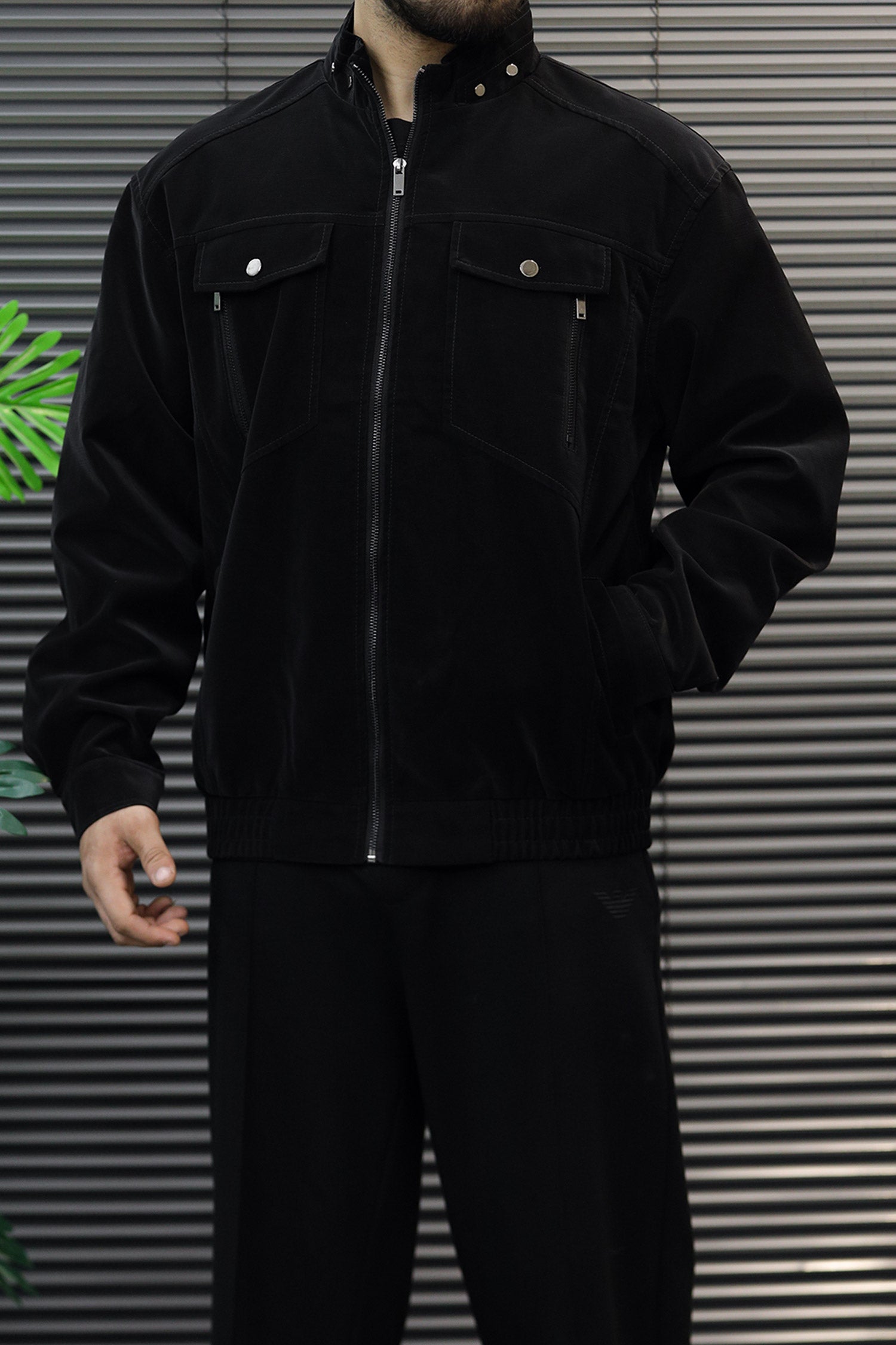 Turbo Light-Weight Bain Style Imported Suede Leather Jacket