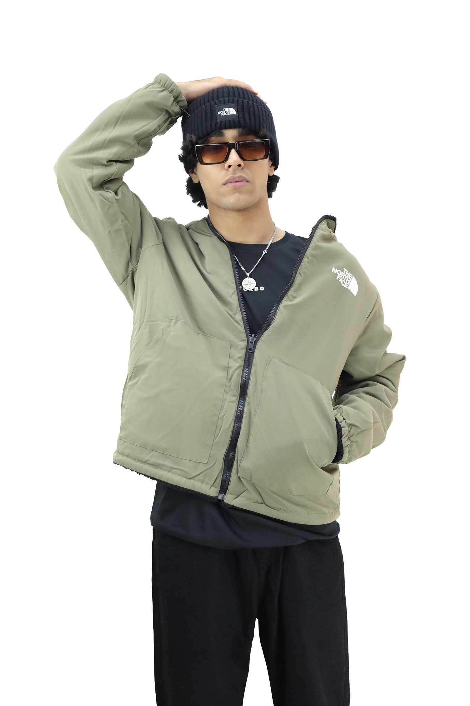 The Nrth Fce Sherpa Double Sided Imported Puffer Jacket