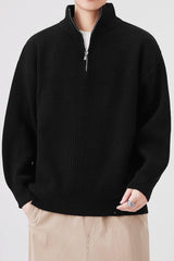 Turbo merino quarter zip Imported Men's Sweater