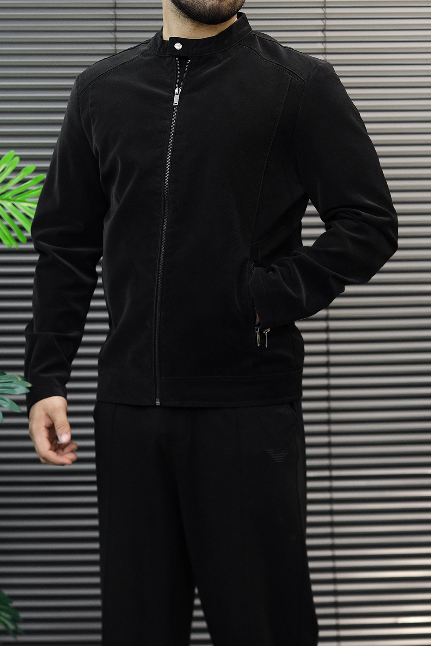 Turbo Casual Outerwear Imported Suede Leather Jacket