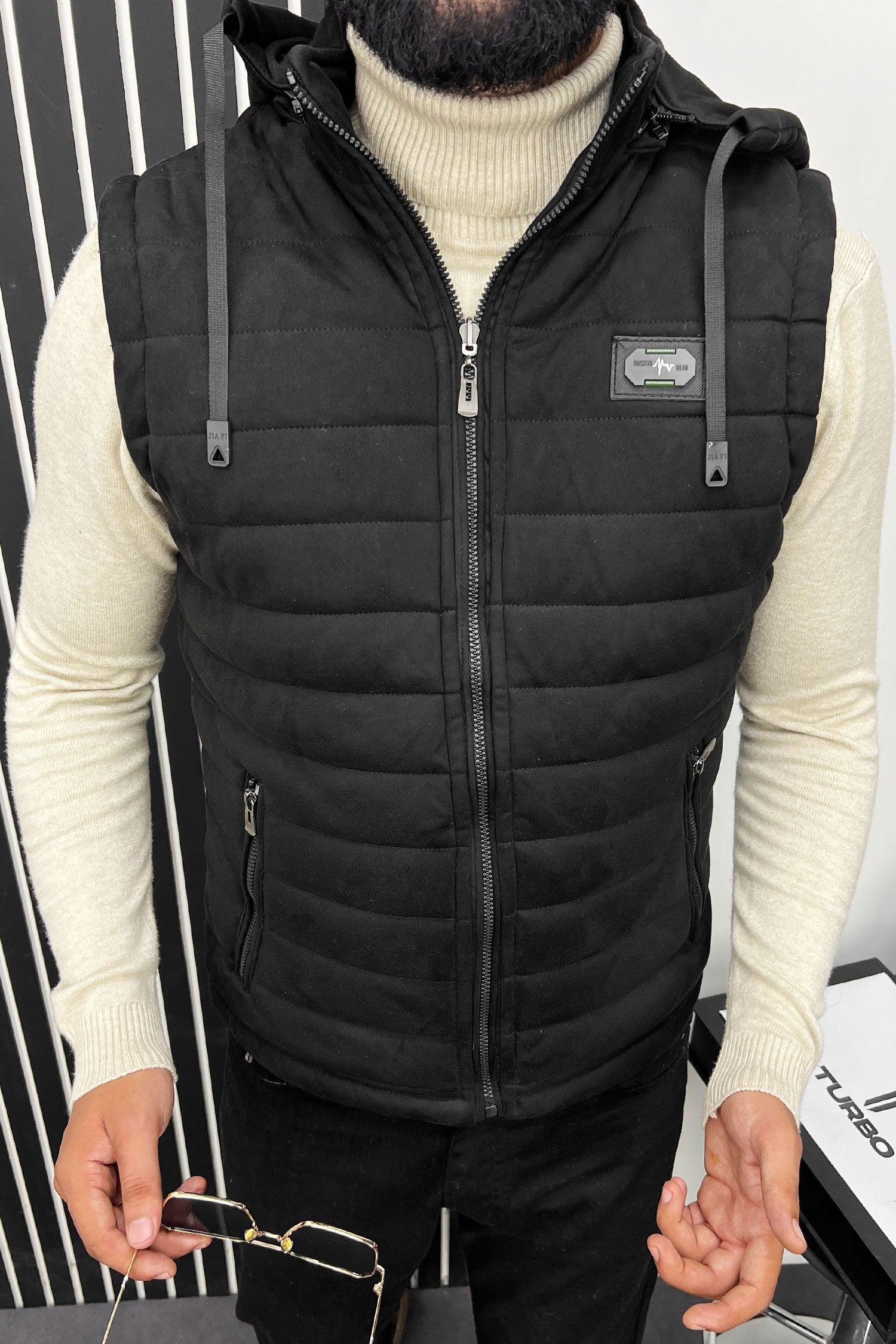 Quilted Pattern Double Side Imported Men's Gilet