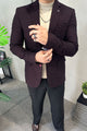 Turbo Smart Casual Windowpane Imported Men Blazer