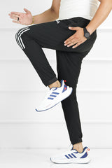 Adds Alpha Strength Micro Premium Sportswear Trouser In Black