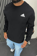 Adds Plain Full Sleeves Men's Sweatshirt