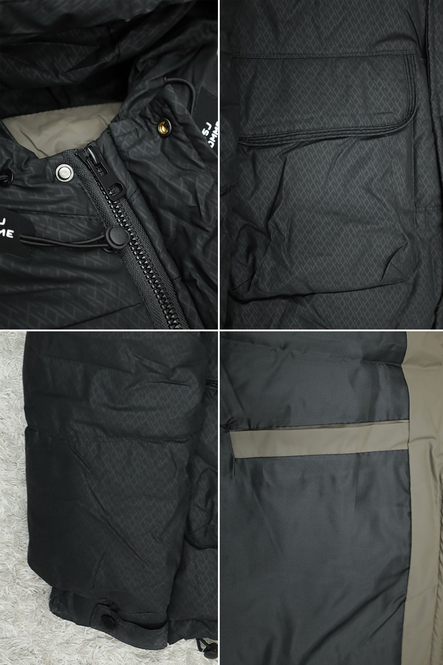 Trnd Man Textured Pocket Style Padded Imported Puffer Jacket