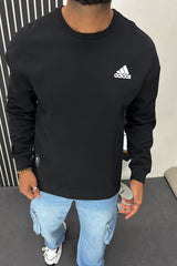 Adds Plain Full Sleeves Men's Sweatshirt