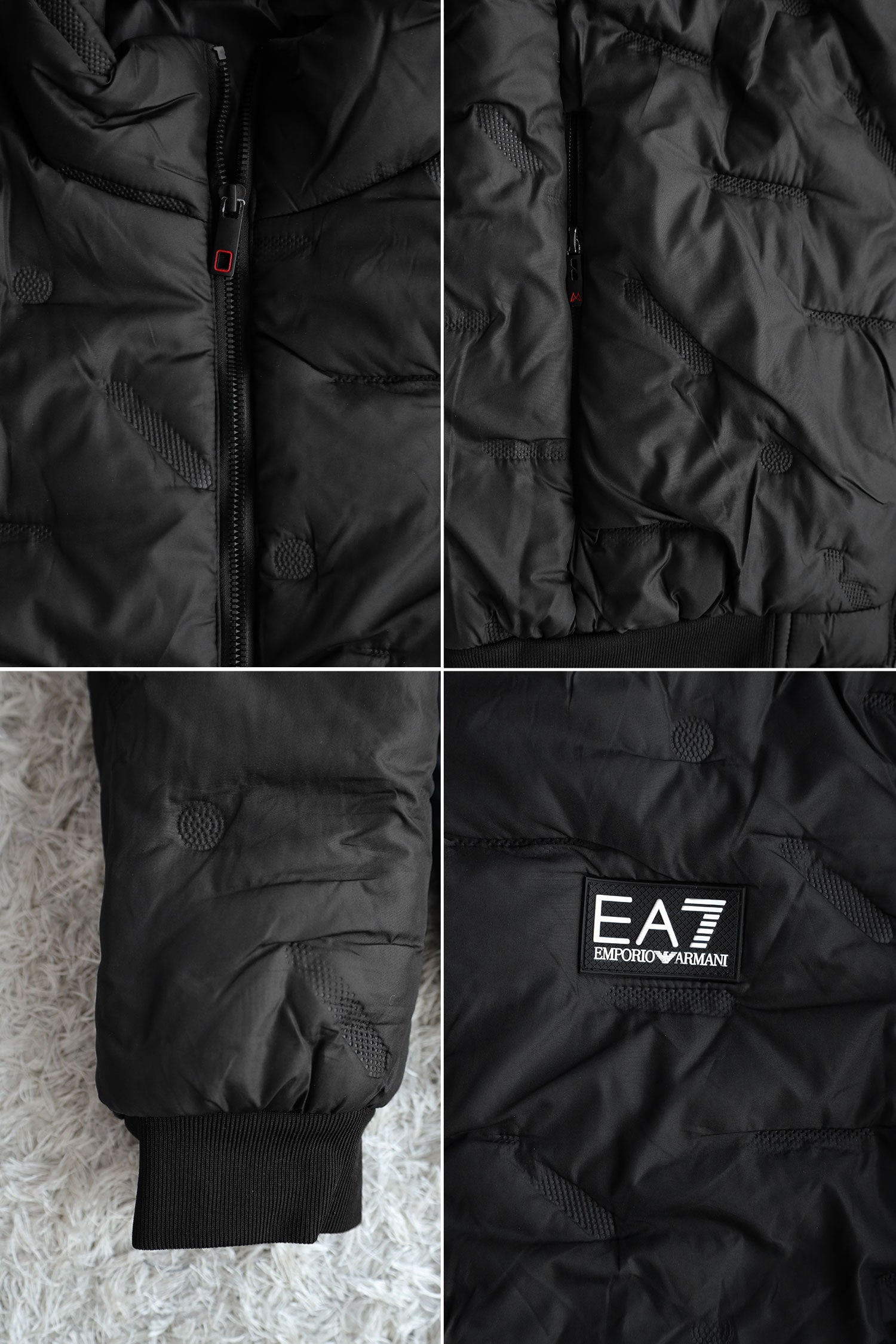 Armni EA7 Embossed Design Imported Puffer Jacket