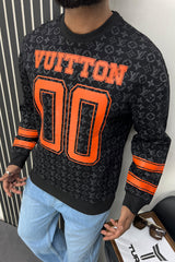 Luis Vten All Over Logo Full Sleeves Men's Sweatshirt