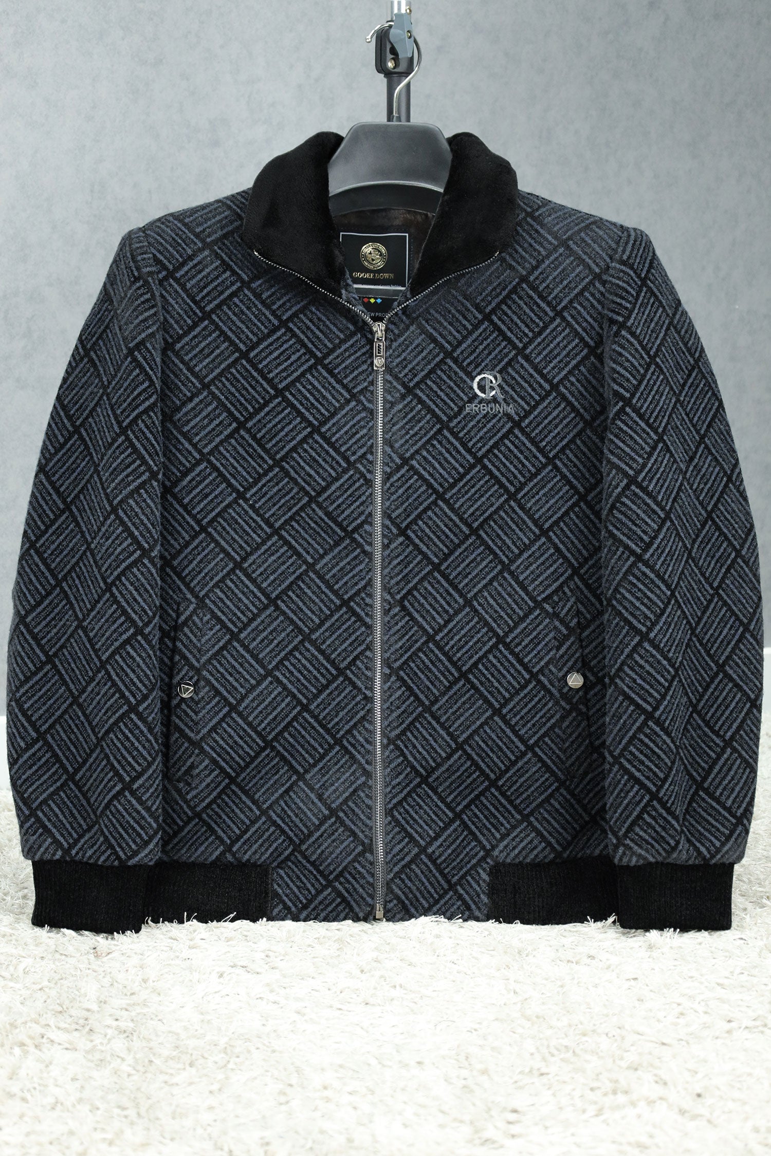 All Over Pattern Imported Men's Woolen Jacket