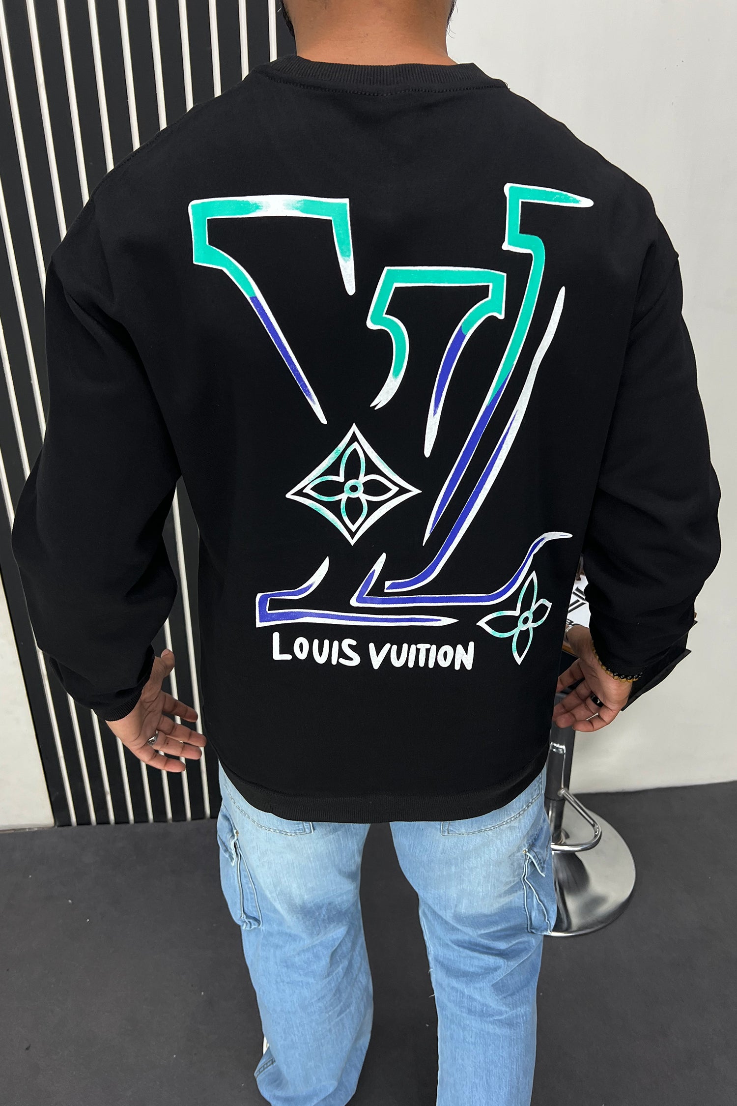 Luis Vten Designer Typography Full Sleeves Men's Sweatshirt