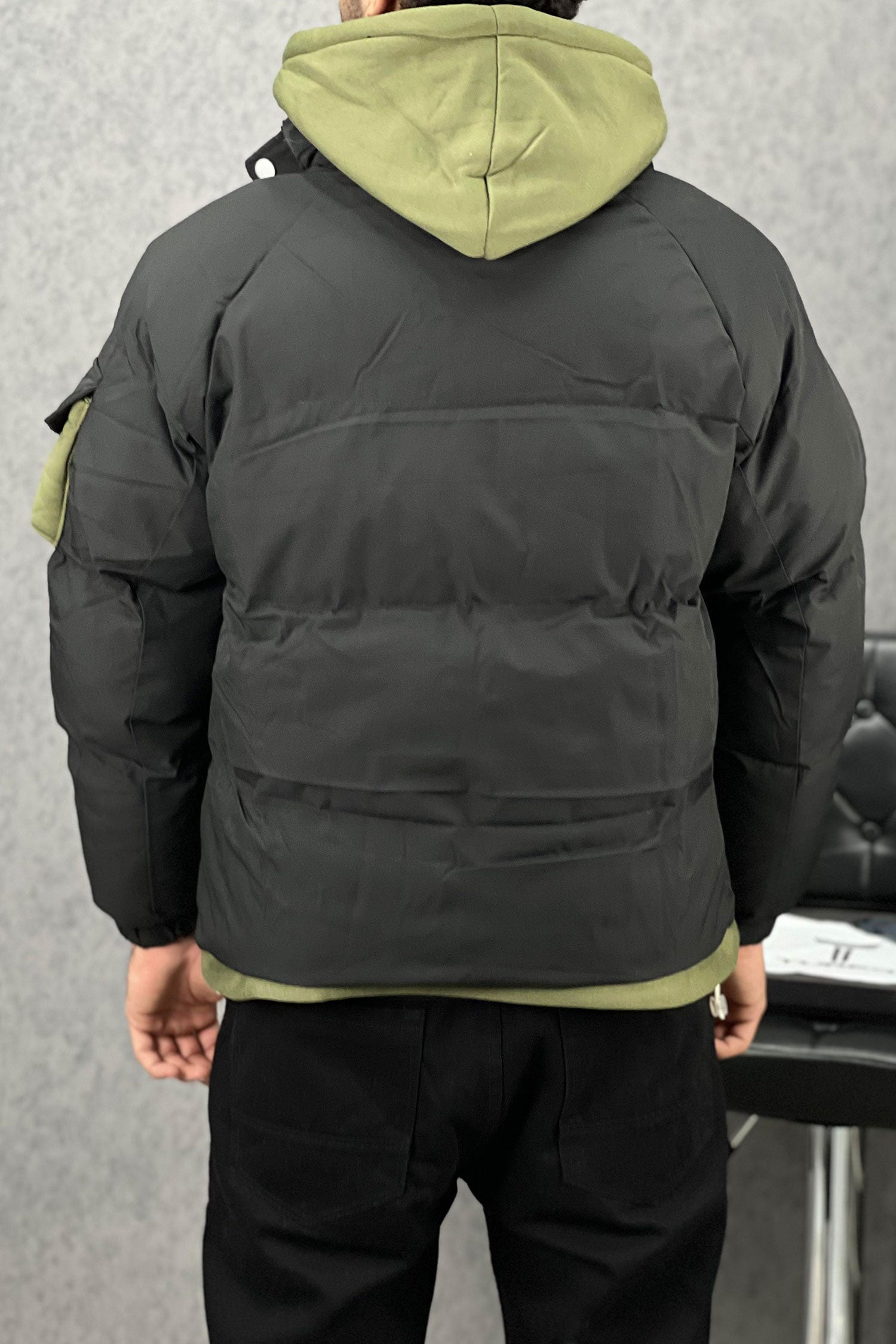 Trendy Hype Dual Zip Hooded Imported Puffer Jacket