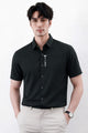 Turbo Waffle Motif Elegant Casual Shirt