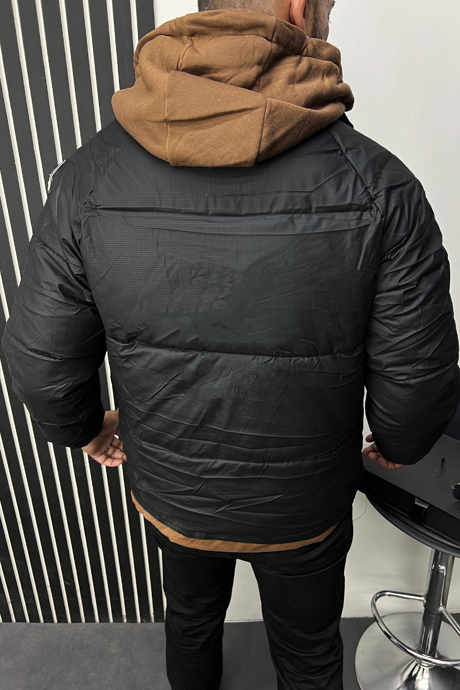 Winter Breeze Hood Style Imported Puffer Jacket