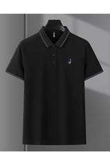 Vintage DNA Classic Men's Polo Shirt In Black
