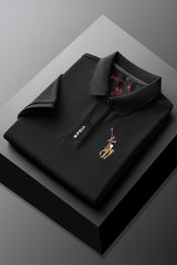 Rph Lren Polo Big Pony Men's Polo Shirt In Black