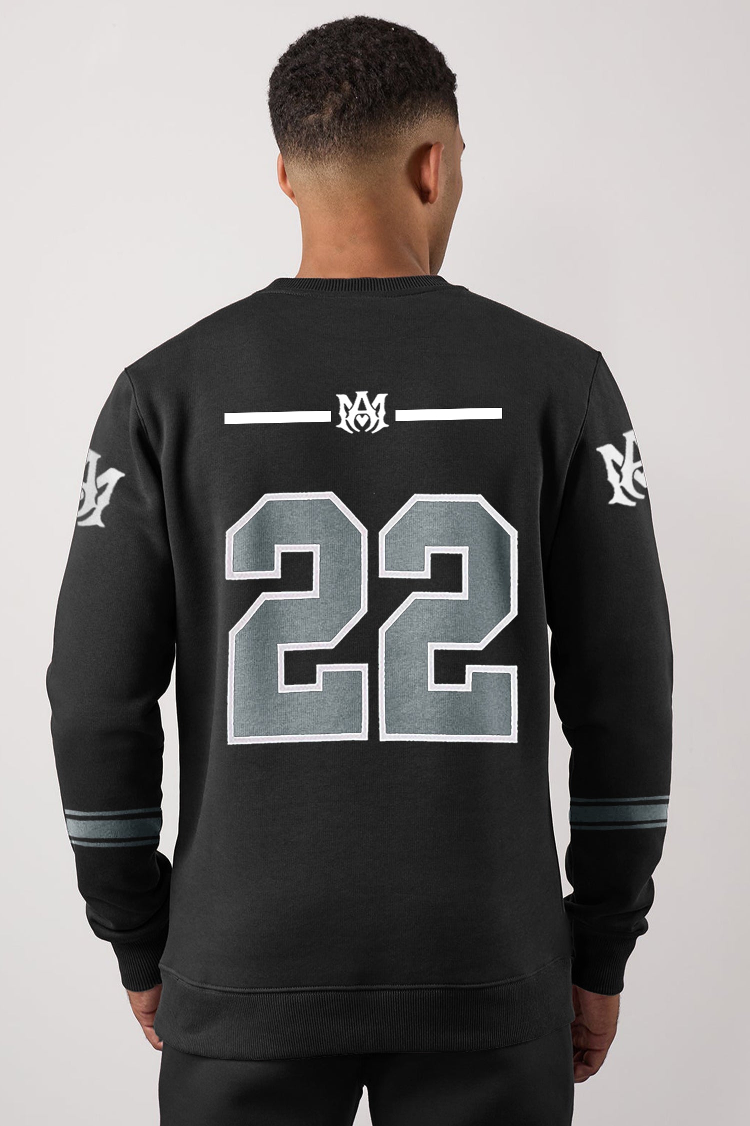 Amri 22 Signature Crew Neck Full Sleeves Men's Sweatshirt