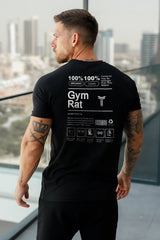 Turbo 'The Gymrat Manifesto' Graphic Performance Dry-Fit Tee