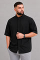 Turbo Concealed Button Placket Big & Tall Men's Casual OverShirt