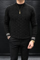 Turbo Self-Design Textured Imported Round Neck Men's Sweater