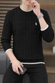Polo Cashmere Blend Knit Imported Men's Sweater