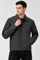 Turbo Lightweight Wind-Breaker Imported Leather Jacket In Black