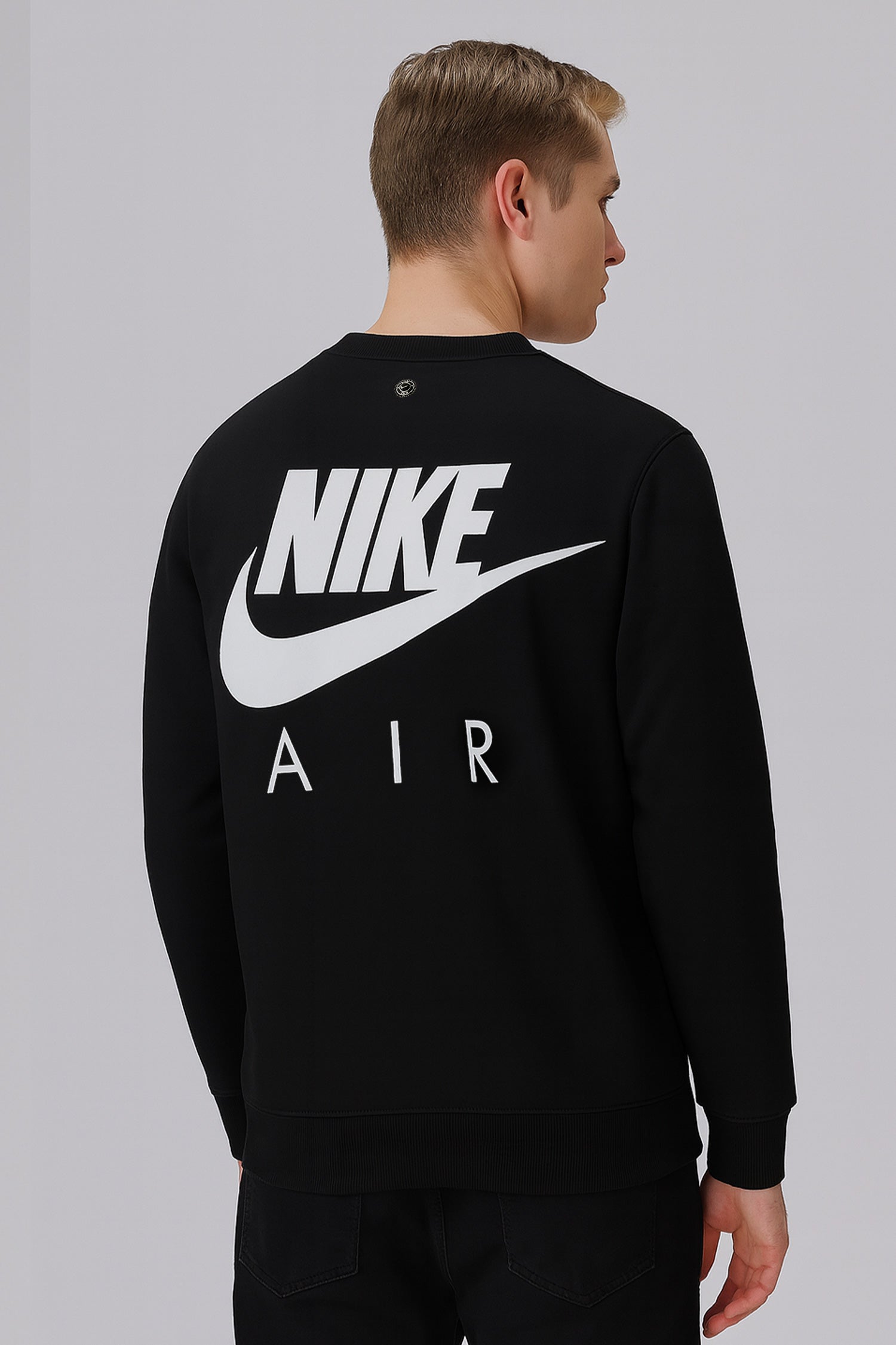 Nke Air Brushed Back Round Neck Imported Men's Sweatshirt