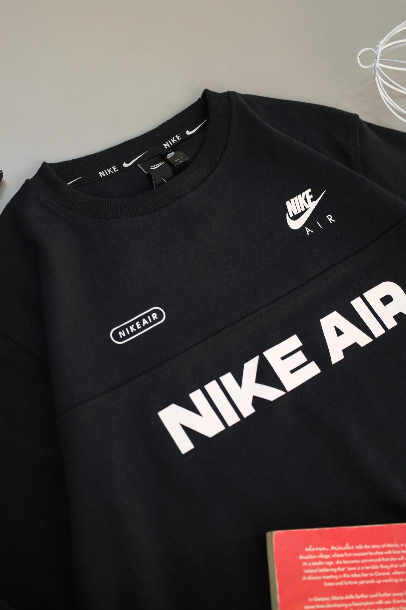 Nke Air Brushed Back Round Neck Imported Men's Sweatshirt