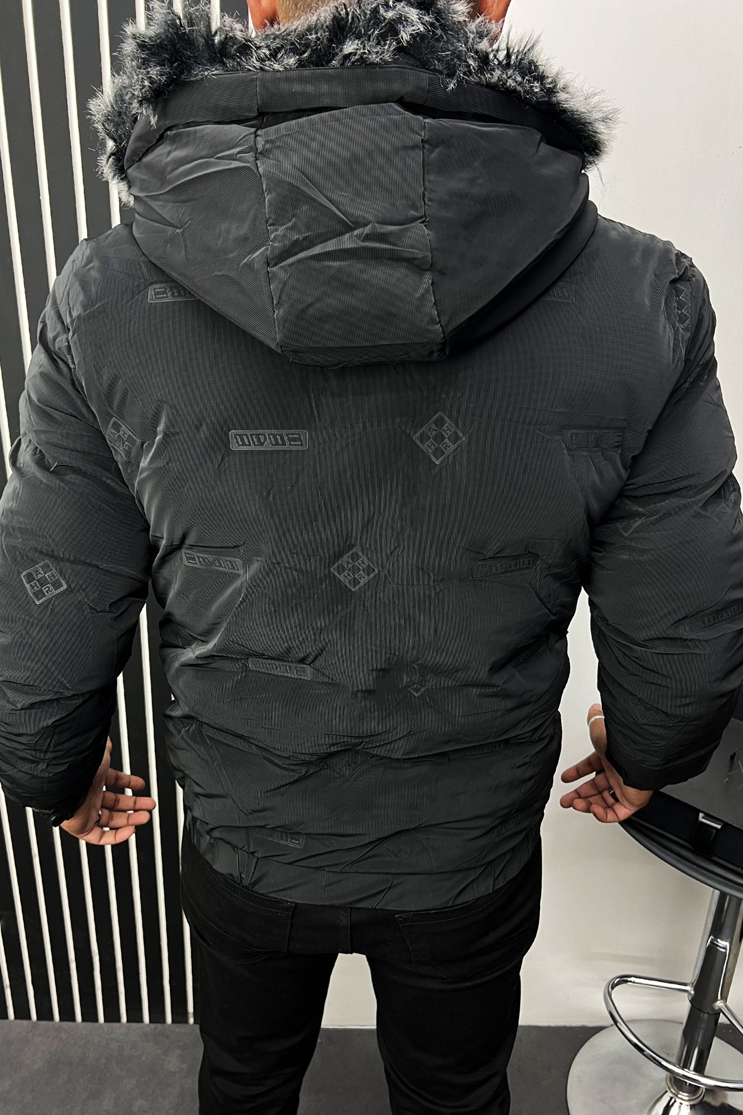 Feel Good Branded Hood Style Imported Puffer Jacket