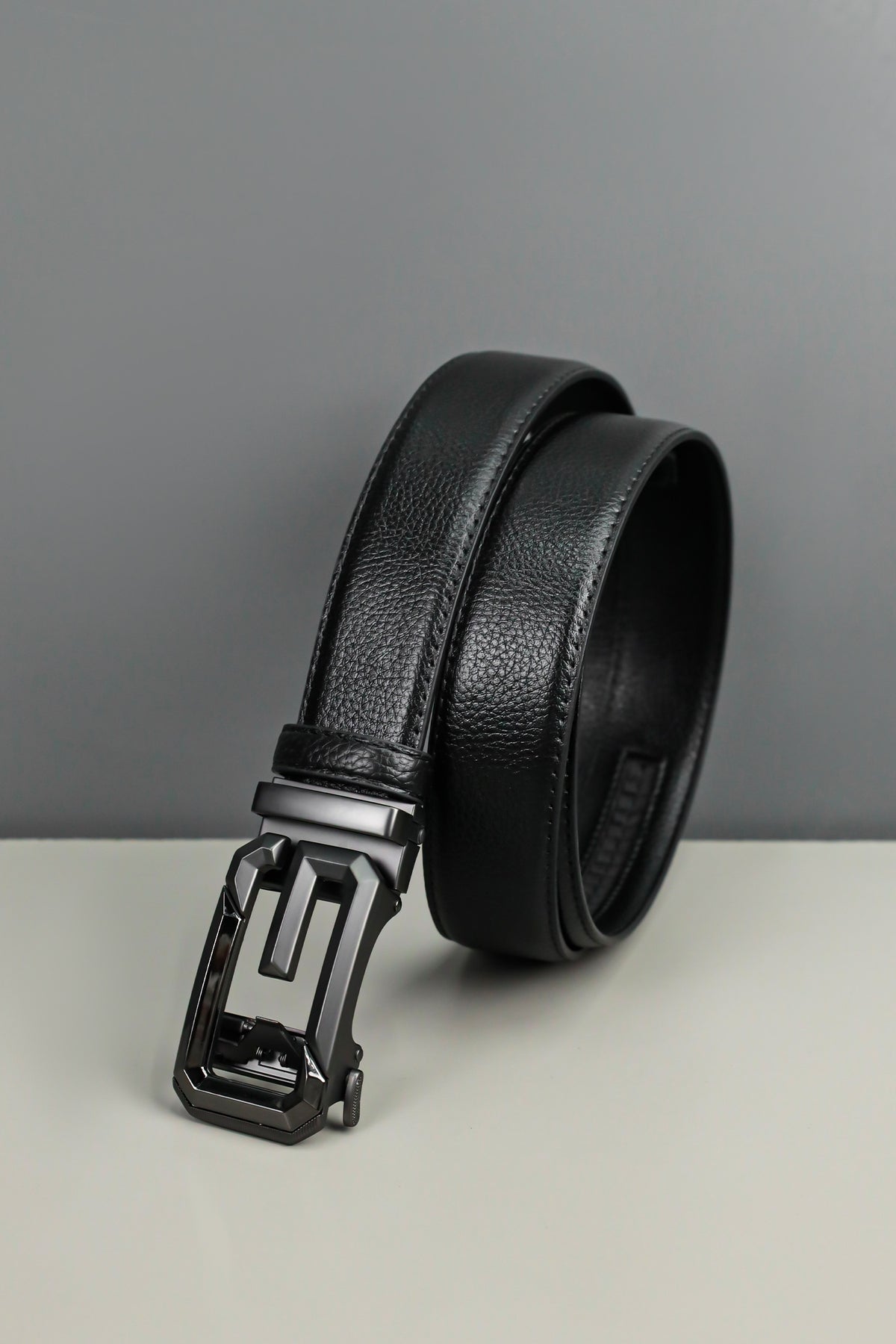G Metal Alloy Automatic Buckle Branded Belt