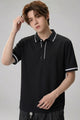 Turbo Piping Collared Style Men's Polo T-Shirt