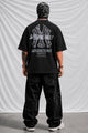 Turbo New Era Satisfactorily Graphic Oversize Men's Tee In Black