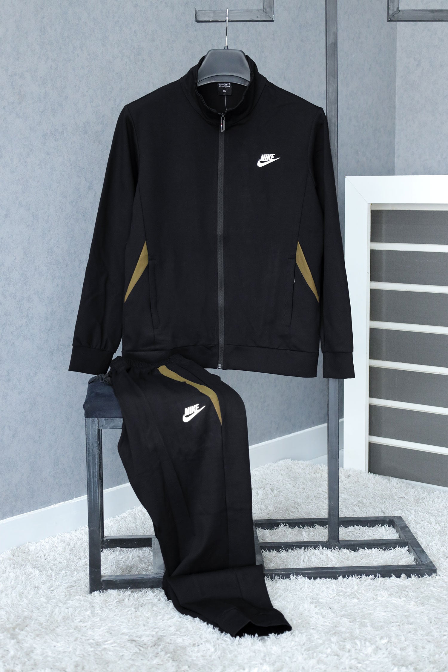 Nke Premium Sportswear Men Zipper Tracksuit